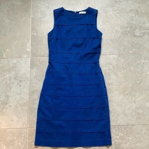 Calvin Klein royal blue cotton dress so 2